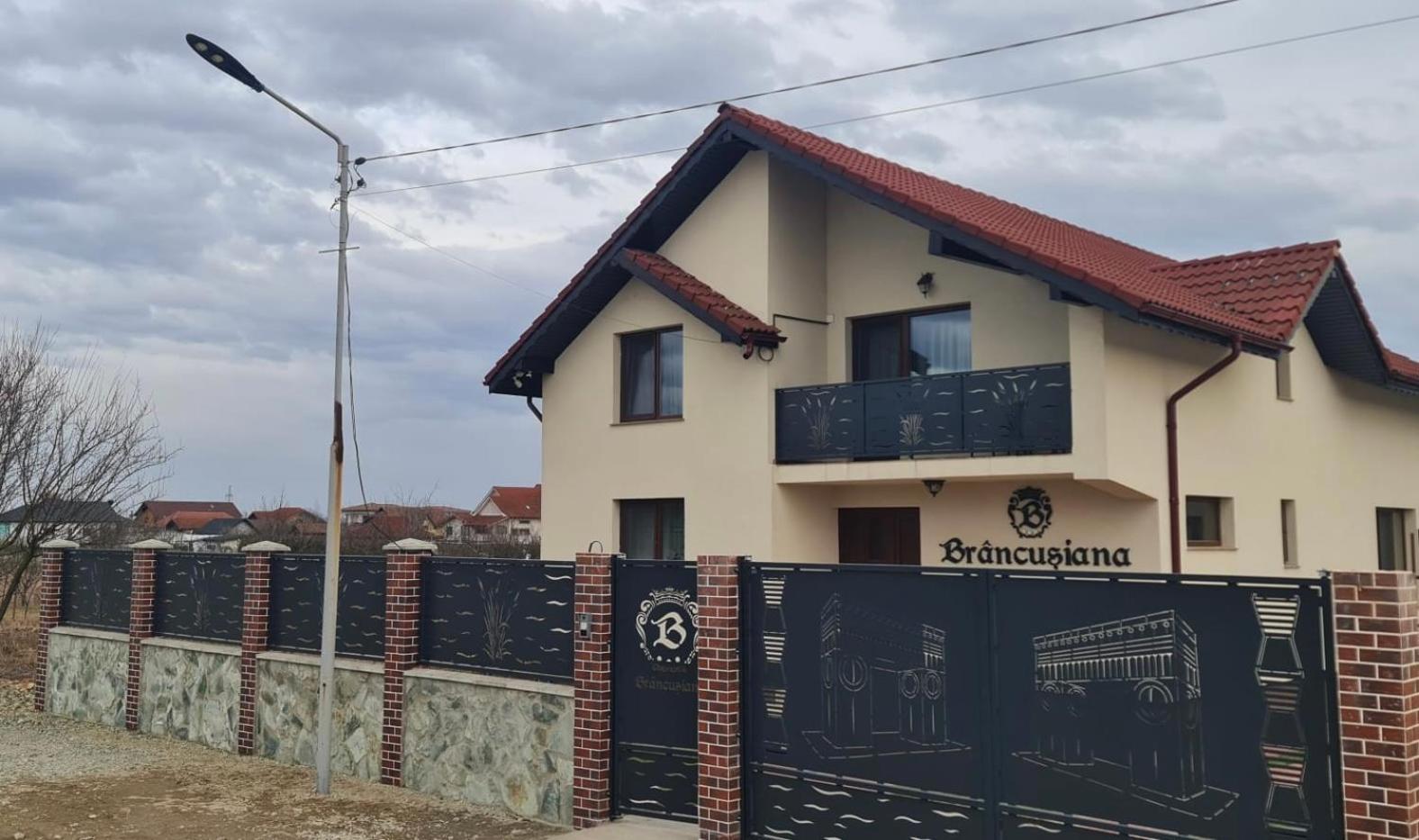 Târgu JiuCasa Brancusianaアパートメント エクステリア 写真